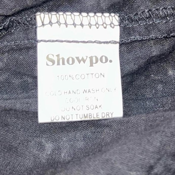 Showpo Black And White Floral Dress With Puffy Sleeve Size 16 - Picture 6 of 6